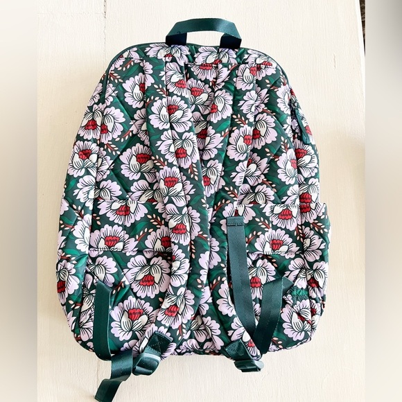 NWT Vera Bradley Lotus Lay Flat Travel Backpack Coastal Grandma Bold Floral